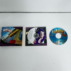 rollercoaster tycoon 3 game disc pc + original without case